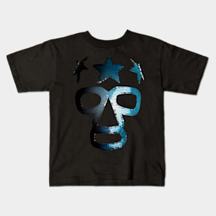 Masked Superstar in stained glass Kids T-Shirt